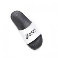 亚瑟士 经典款男女款运动拖鞋 魔术贴调节宽度 41.5 白黑色