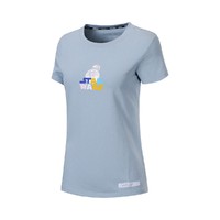 LI-NING 李宁 星球大战联名系列 女士运动T恤 AHSP052-3 蓝色/黄色
