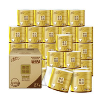 Breeze 清风 原木纯品金装系列 有芯卷纸 4层*128g*27卷