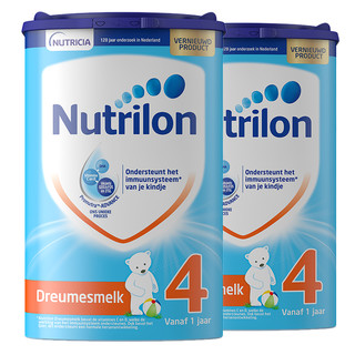荷兰牛栏较大婴幼儿配方奶粉4段一周岁以上 800g*2罐