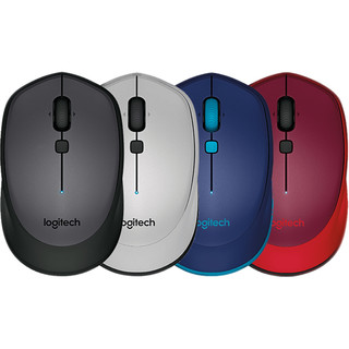 Logitech 罗技 M336 蓝牙无线鼠标 1000DPI 灰色