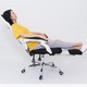 美家创展 可躺人体工学电竞椅 白框-黑色-带脚托