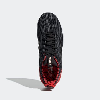 adidas 阿迪达斯 QUESTAR RIDE 中性跑鞋 F37008 黑色/灰色/红色 44.5