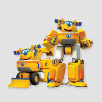 奥迪双钻 超级飞侠Q版变形机器人载具系列套装儿童玩具礼物