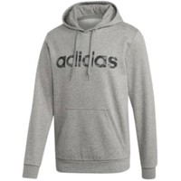 adidas 阿迪达斯 男士迷彩线性卫衣 Medium Grey Heather/Black S (Medium Grey Heather/Black、S)