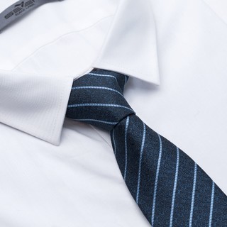 SEVEN 柒牌 117F7101058 经典条纹提花领带