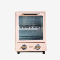 Toffy 电烤箱 日本网红复古双层烤箱家用多功能小烤箱9L