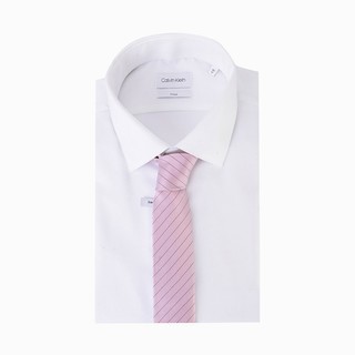 Calvin Klein 卡尔文·克莱 男士商务休闲条纹领带 粉红色