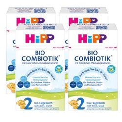 HiPP 喜宝 有机益生菌奶粉 2段 600g 4盒 *2件