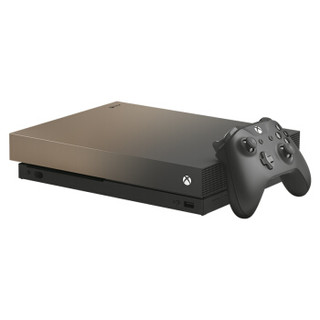 Microsoft 微软 Xbox One X 国行游戏机 1TB 渐变金限量版