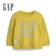 Gap 盖璞  女童LOGO印花抓绒卫衣