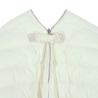 冬季V领时尚短款羽绒服女 L 111/淡米白