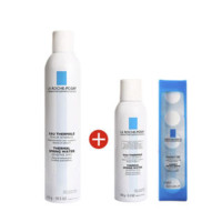 LA ROCHE-POSAY 理肤泉 护肤套装 3件装(喷雾300ml+喷雾150ml+面膜纸5粒)