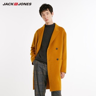 JackJones 杰克琼斯 218427516 男士纯羊毛呢大衣