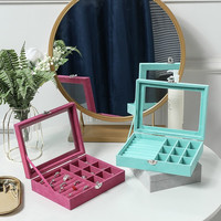 御奕 首饰收纳盒 9+1 天蓝色