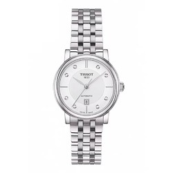 TISSOT 天梭 卡森臻我系列 T122.207.11.036.00 女士镶钻机械腕表