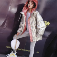 NO1DARA FN942010204 连帽撞色羽绒服