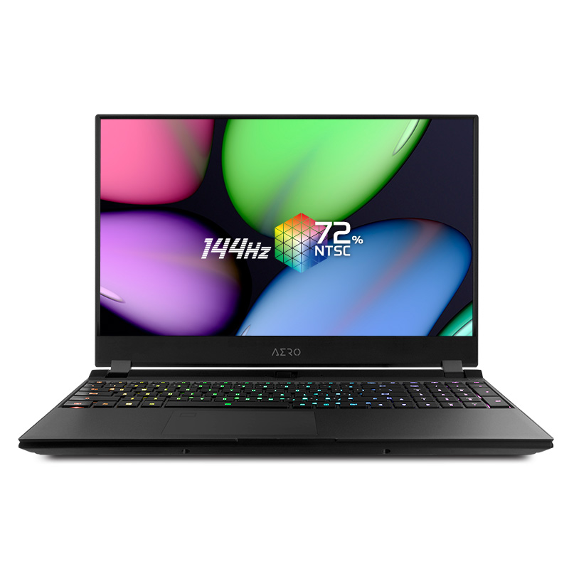 GIGABYTE 技嘉 Aero 15 15.6英寸 游戏本 黑色(酷睿i7-10750H、RTX 2070 Max-Q 8G、8GB、512GB SSD、1080P、IPS、144Hz）