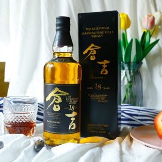 仓吉（Kurayoshi）日本进口威士忌 松井酿造 日式纯麦威士忌洋酒  700ml 仓吉 18 年