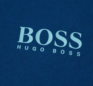 Hugo Boss 雨果博斯 男士混纺徽标休闲短袖POLO衫50373114 深蓝色M