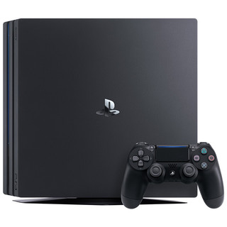 SONY 索尼 PlayStation 4 Pro+2个游戏套装(JUMP大乱斗+街霸5) 1TB 黑色