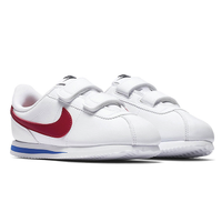 NIKE 耐克 CORTEZ BASIC SL (PSV) 儿童魔术贴休闲运动鞋 白色 28