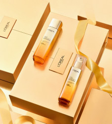 巴黎欧莱雅护肤套装_loreal paris 巴黎欧莱雅 金致臻颜花蜜奢养系列