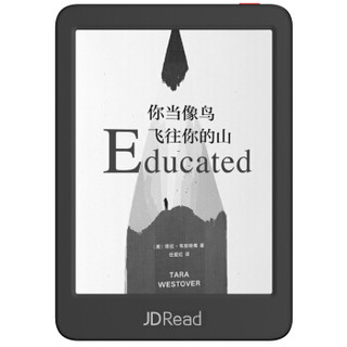 京东PLUS会员：JDRead1 电子书阅读器  300ppi 高清墨水屏 电纸书 6英寸 阅读灯