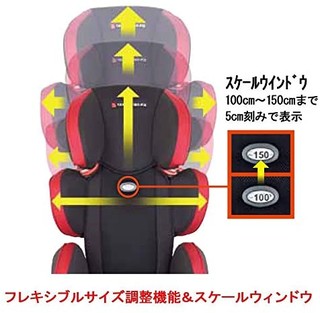 タカタ *座椅 (适合3 – 12岁) Isofix (アイソフィックス) 固定 TAKATA 312 アイフィックスジュニア グレー (TKISJ204)