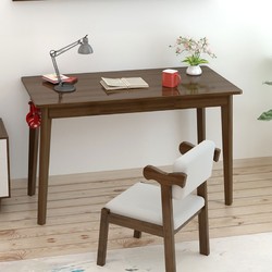 塞纳左居 全实木家用书桌电脑桌 （0.8米无抽单桌）