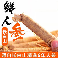 长白山鲜人参8-12根共250g