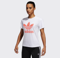 adidas 阿迪达斯 TREFOIL TEE FJ9455 女士运动短袖T恤