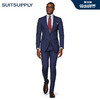 Suitsupply-Washington中蓝色S120支羊毛平纹商务男士西装套装