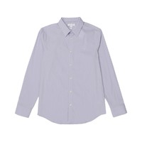 Calvin Klein 卡尔文·克莱 男士棉质纯色长袖衬衫 紫色L