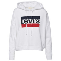 Levi's 李维斯 Graphic Track Hoodie 女士运动卫衣 白色