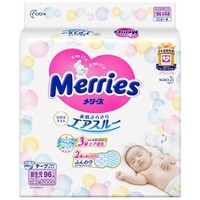 花王 Merries 妙而舒 初生婴儿纸尿裤 NB96片 