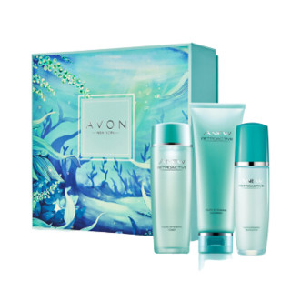 AVON 雅芳 新活系列再生基础套装 3件套(洁面125g+活肌水100ml+清透乳液50ml)