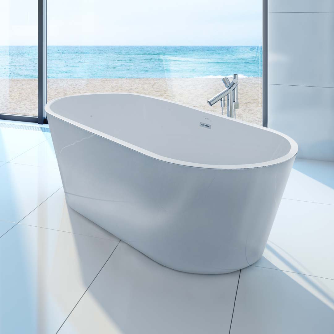 HUIDA 惠达 悦享系列 HD609 亚克力独立式浴缸 1.5m