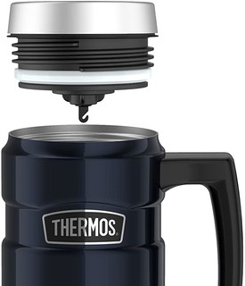 THERMOS 膳魔师 SK1000MBTRI4 不锈钢保温杯 473.2ml 午夜蓝色