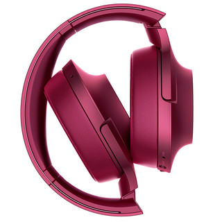 SONY 索尼 h.ear时尚系列 MDR-100ABN 头戴式耳机 波尔多红