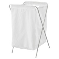 IKEA 宜家 加尔 带架洗衣用袋 白色 70公升