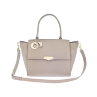 VERSACE 范思哲 Versace系列女士翻盖皮革手提包LBF0999S-LVAL-L25OC Beige