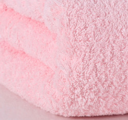 grace 洁丽雅 6724 加厚纯棉浴巾 70*140cm 粉色