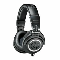 银联返现购：audio-technica 铁三角 ATH-M50x 封闭式头戴 专业监听耳机