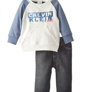 Calvin Klein 卡尔文·克莱 男童套装 3492022-99 灰色/蓝色