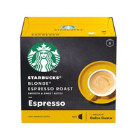 STARBUCKS 星巴克 Blonde多趣酷思 浓缩烘焙胶囊咖啡 66g *2件