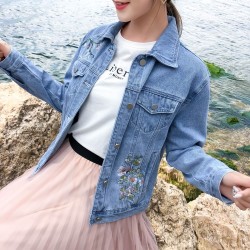 La Chapelle SPORT 21806-01GM-67 女士牛仔翻领夹克