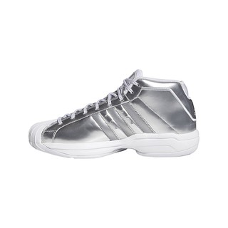 adidas 阿迪达斯 Pro Model 2G 男士篮球鞋 FW9488 金/银鸳鸯 41