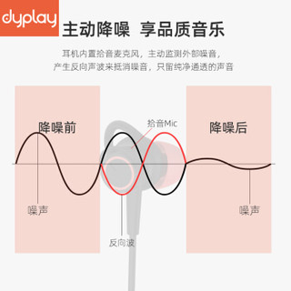dyplay type-c 主动降噪入耳式耳机