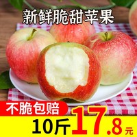 苹果水果新鲜当季丑苹果整箱10带嘎啦青红富士现季陕西十包邮